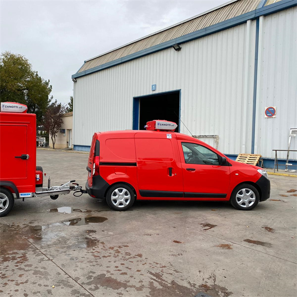 vehicle powered freezer unit for small van